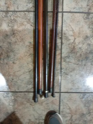 Lote de 4 bastones decorativos