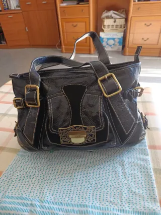 Bolso Tous Negro Charol