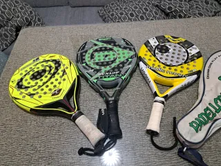 Lote 3 palas pádel Dunlop, Middle Moon,