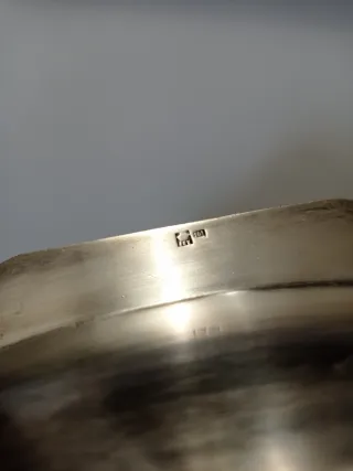 Piatto da portata argentato - REX - Art Decò