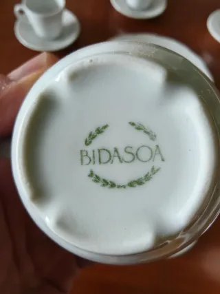 JUEGO DE CAFE BIDASOA