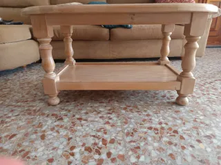 Mueble comedor y mesa centro