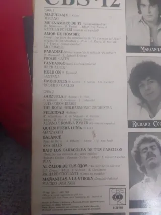 Recopilatorio CBS 12 Exitos del Año