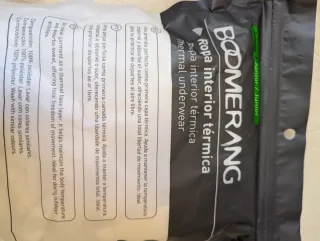 Camiseta térmica Boomerang 12 años