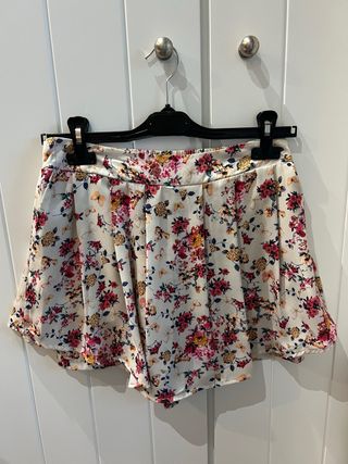 Falda pantalón floral