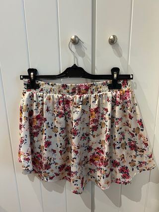 Falda pantalón floral