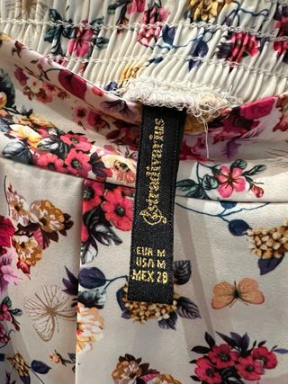 Falda pantalón floral