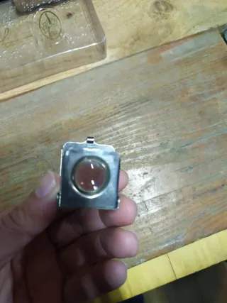 Lupa visor negativo diapositiva