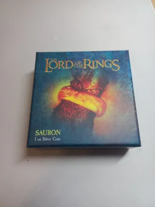 Onza de plata pura SAURON