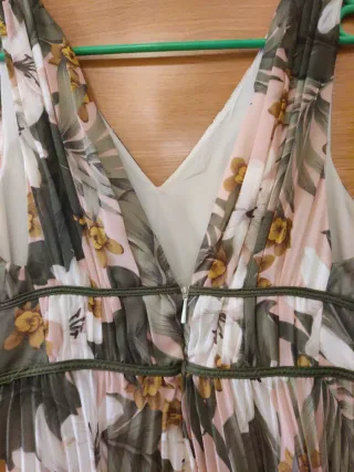 Vestido largo flores