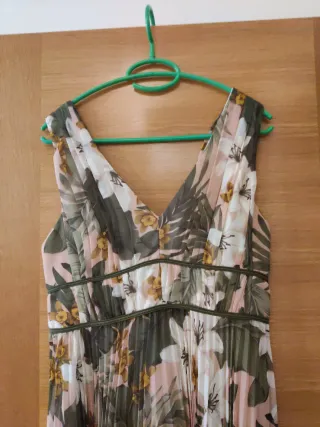 Vestido largo flores