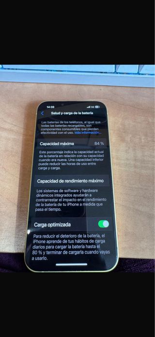 iPhone 14 128GB Amarillo Impecable