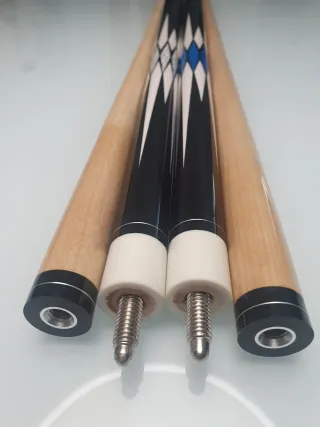 2 Tacos de Billar DIAMOND SUPERMAN GREEN Y WHITE