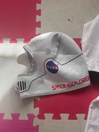 Disfraz Astronauta Niño con Casco NASA.  T. 104cm