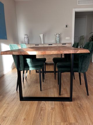 Mesa Comedor Madera Estilo Industrial