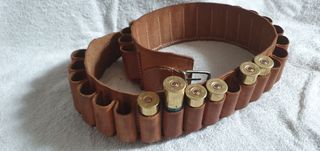 Cartuccera in cuoio Cal. 12