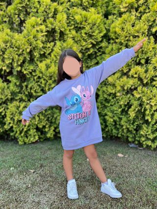 Vestido Jersey Niña Stitch