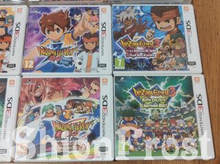 Cajas Inazuma Eleven Nintendo DS/3DS
