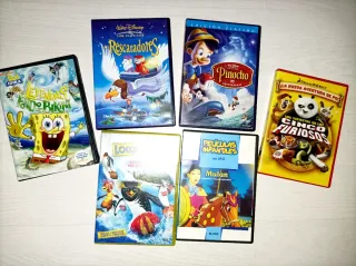 Dibujos animados. 6 DVDS. POR ENVÍO