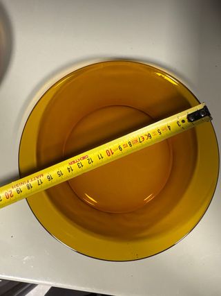 Platos Duralex ámbar cristal