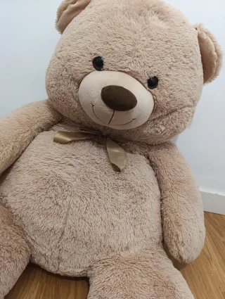 Oso de peluche gigante beige
