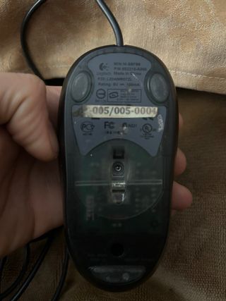 Ratón Logitech Negro PS/2