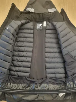 Chaqueta de esquí WEDZE negra