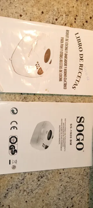 Panificadora SOGO, horno asador, robot de cocina.