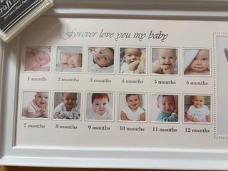 Marco de fotos para bebé MI PRIMER AÑO