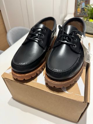 Nauticos de Piel Negros
