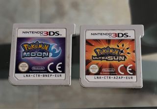 Juegos Pokémon Moon y Ultra Sun para Nintendo 3DS