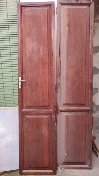 2 Puertas Madera Antiguas 255x55cm