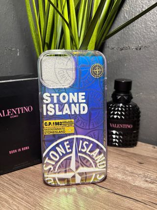 Cover Stone Island iPhone 15 Trasparente