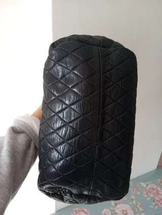 Borsa vintage trapuntata nera