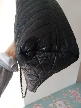 Borsa vintage trapuntata nera