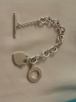 Pulsera Tiffany & Co. Corazón Plata