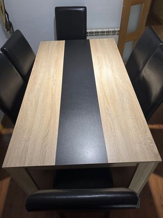 Mesa comedor con 6 sillas