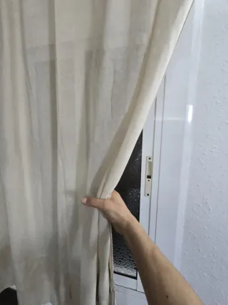 Cortina beige 1.65 x 1.45