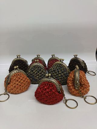 Portachiavi uncinetto clic clac