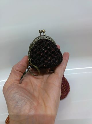 Portachiavi uncinetto clic clac