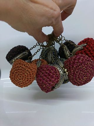 Portachiavi uncinetto clic clac