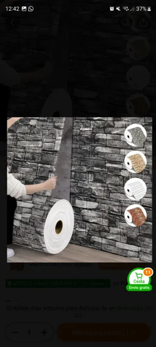 50 Paneles de pared de Ladrillo 3D