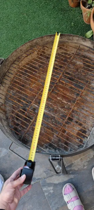 Barbacoa de carbón y leña