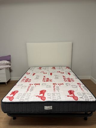 Cama 135x190 con cabecero