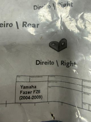 Bico de Pato Yamaha FZ6 Fazer Branco