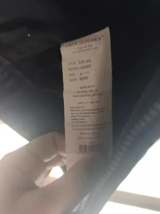 Chaqueta vaquera Efecto desgastado