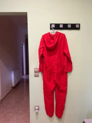 Disfraz mono rojo talla M