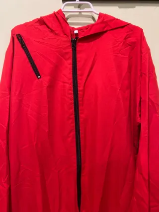 Disfraz mono rojo talla M