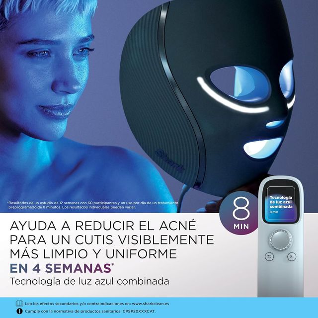 Shark CryoGlow Mascarilla LED Facial Antiedad