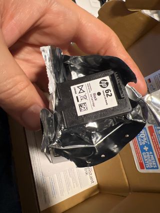 Cartucho HP 62 Negro Vacío